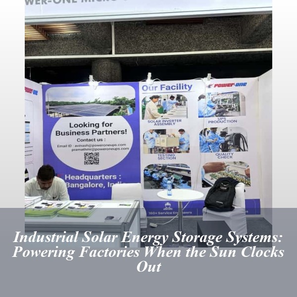 Industrial Solar Energy Storage Systems: Powering Factories When the Sun Clocks Out